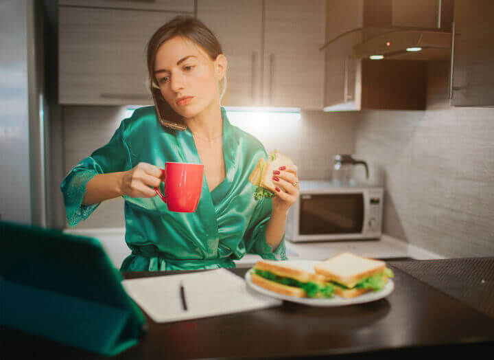 hybrid event breakfast